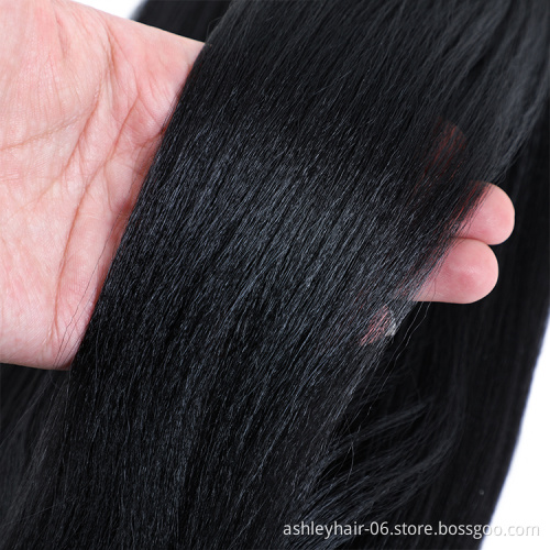 24 Inch High Quality Cheap Premium Fiber Synthetic Pony Tail Yaki Braiding Hair